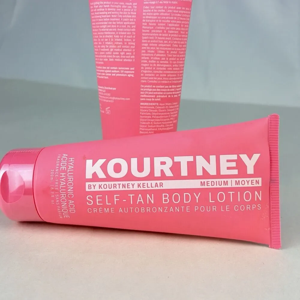 Kourtney self tan